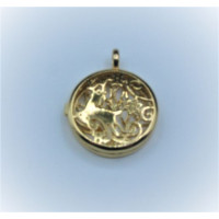 Designer Locket Cage (H006) - Gold plated deer Cage