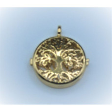 Designer Locket Cage (H001) - Gold plated Tree of Life Cage