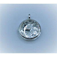 Designer Locket Cage (H006) - Silver plated deer Cage