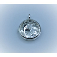 Designer Locket Cage (H006) - Silver plated deer Cage