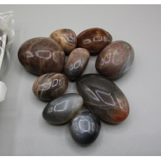 Irregular Shape Tumbled stone - Elestial Quartz (Black) - 0.5 kg pack 