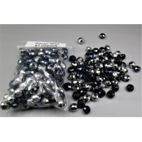 Bag O Beads Assortment - Crystal Bead in Silver and Navy color