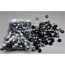 Bag O Beads Assortment - Crystal Bead in Silver and Navy color