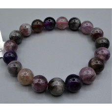 12 mm Gemstone Round Bead Bracelet - Mix