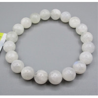 6-8 mm Gemstone Round Bead Bracelet - 10 pcs pack - Moonstone 