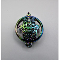 Designer AB Cage - AB Cage with Hamsa (35 x 18 mm)