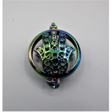 Designer AB Cage - AB Cage with Hamsa (35 x 18 mm)