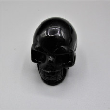 Skull 2.25 Inch Figurine - Black Obsidian