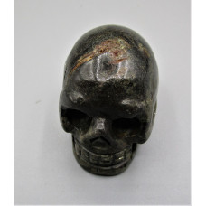 Skull 1.5 Inch Figurine - Pyrite