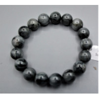 8-10 mm Gemstone Round Bead Bracelet - Eagle Eye