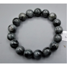 8-10 mm Gemstone Round Bead Bracelet - Eagle Eye