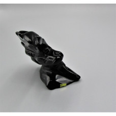 Eagle Soaring 2.25 Inch Figurine - Obsidian Black