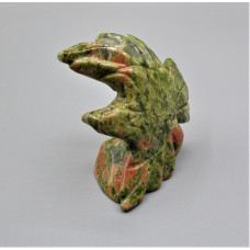 Eagle Soaring 1.5 Inch Figurine - Unakite