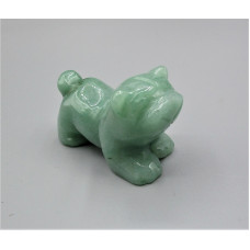 Dog (Bulldog) 2.25 Inch Figurine - Aventurine