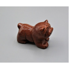 Dog (Bulldog) 2.25 Inch Figurine - Goldstone