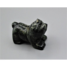 Dog (Bulldog) 2.25 Inch Figurine - Kambaba Jasper