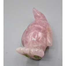 Penguin 2.25 Inch Figurine - Rose Quartz