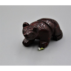 Bear Walking 1.5 Inch Figurine - Poppy Jasper