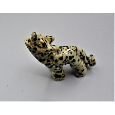 Coyote Walking 1.5 Inch Figurine - Dalmatian Ducite