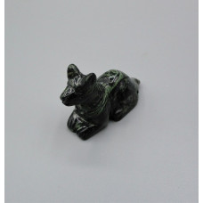 Egyptian Dog Anubis 1.5 Inch Figurine - Kambaba Jasper