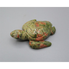 Sea Turtle 2.25 Inch Figurine - Unakite