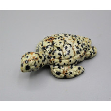 Sea Turtle 1.5 Inch Figurine - Dalmatian Dacite