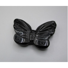 Butterfly 2.25 Inch Figurine - Black Obsidian