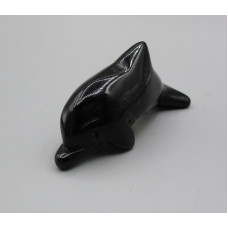 Dolphin Classic 1.5 Inch Figurine - Black Obsidian