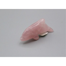 Dolphin Classic 1.5 Inch Figurine - Rose Quartz