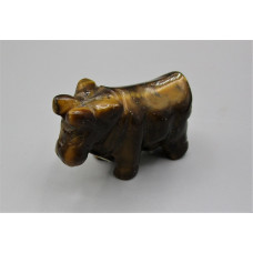 Cow 1.5 Inch Figurine - Tiger Eye