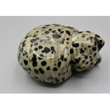 Cat Sleeping 2.25 Inch Figurine - Dalmatian Dacite