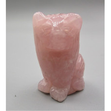 Cat Pussy 1.5 Inch Figurine - Rose Quartz