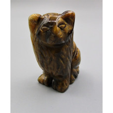 Cat Pussy 1.5 Inch Figurine - Tiger Eye