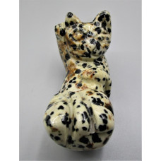 Cat Playing 2.25 Inch Figurine - Dalmatian