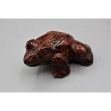 Frog Classic 1.5 Inch Figurine - Mohogany Jasper