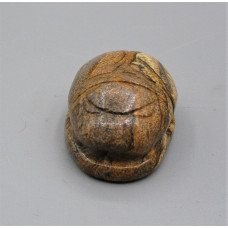 Scarab Beetle 2.25 Inch Figurine - Picture Jasper