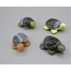 Turtle (Two Tone) 1.5 Inch Figurine - Agate