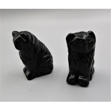 Cat Pussy 2 - 2.25 Inch Figurine - Black Obsidian