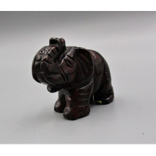 Elephant Classic 1.5 Inch Figurine - Poppy Jasper