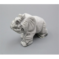 Elephant Classic 1.5 Inch Figurine - Howlite