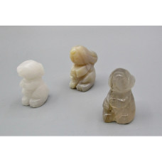 Rabbit (Hands Up) 1 Inch Figurine - Agate