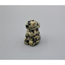 Rabbit (Hands Up) 1 Inch Figurine - Dalmatian Dacite