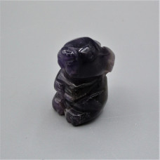 Rabbit (Hands Up) 1 Inch Figurine - Amethyst