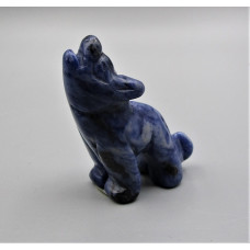 Coyote Walking 2.25 Inch Figurine - Sodalite