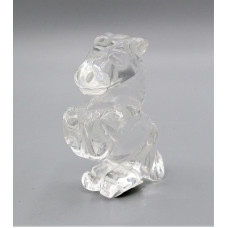 Unicorn 1.5 Inch Figurine - Fused Clear Quartz