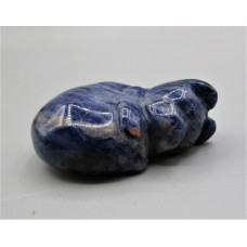 Cat Sleeping 1.5 Inch Figurine - Sodalite