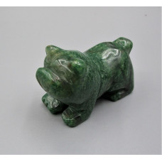 Dog (Bulldog) 2.25 Inch Figurine - Verdite