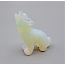 Coyote Walking 2.25 Inch Figurine - Opalite