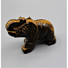 Elephant Classic 2.25 Inch Figurine - Tiger Eye