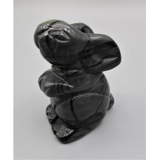 Rabbit (Hands Up) 2.25 Inch Figurine - Picasso Jasper